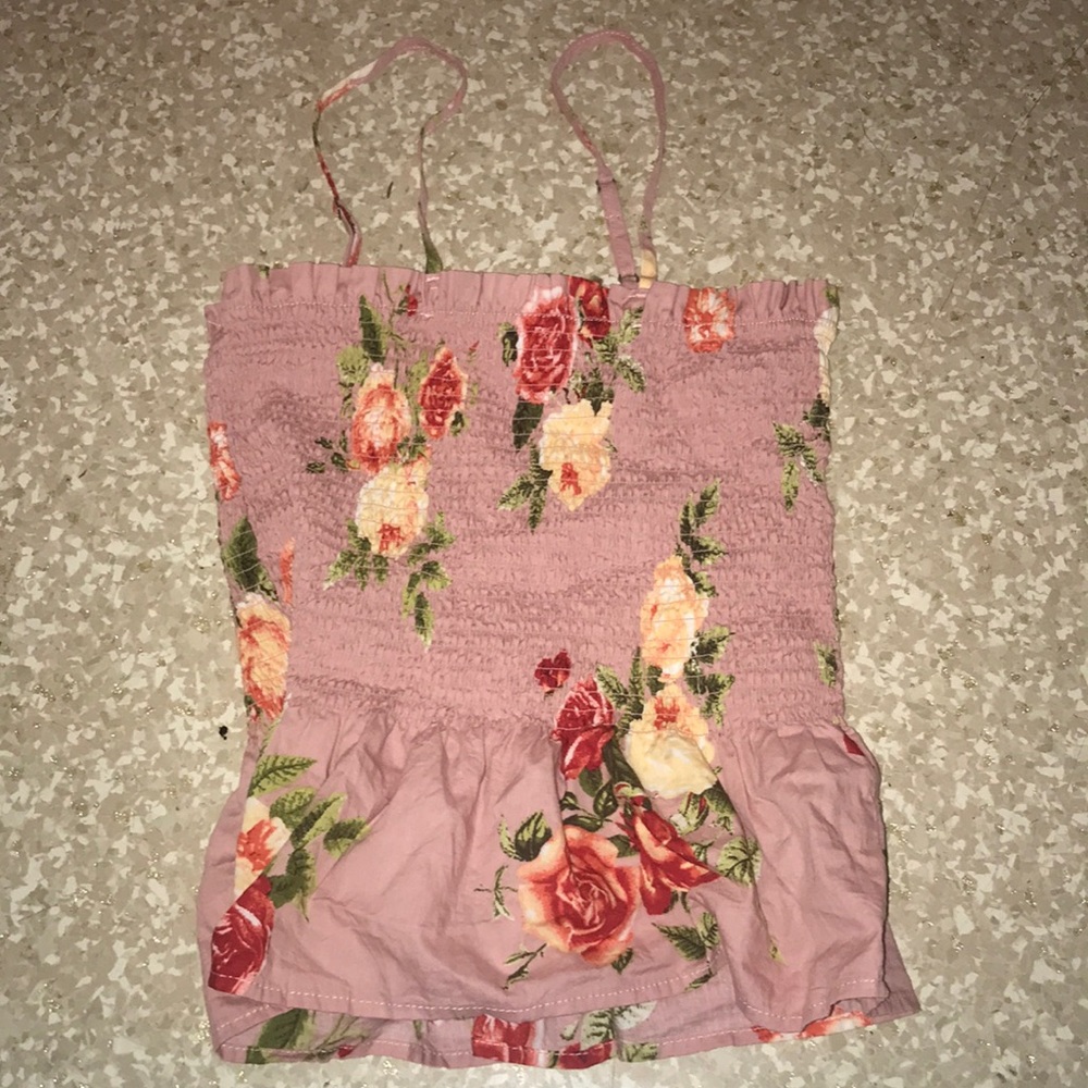 Tube top with Flowers